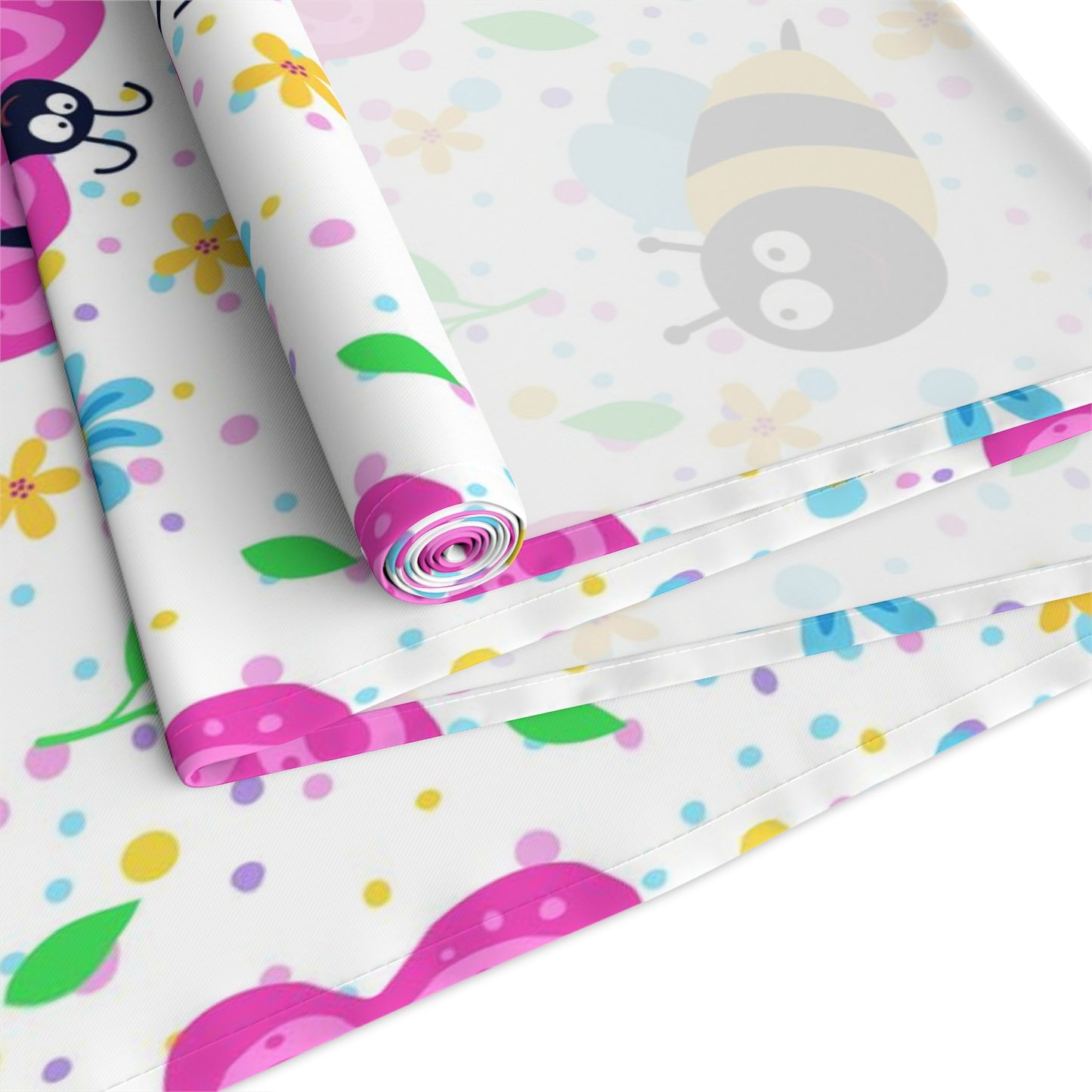 Honey Bee Print Table Runner - Buzzing with Charm - Perfect for Nature Lovers Homes