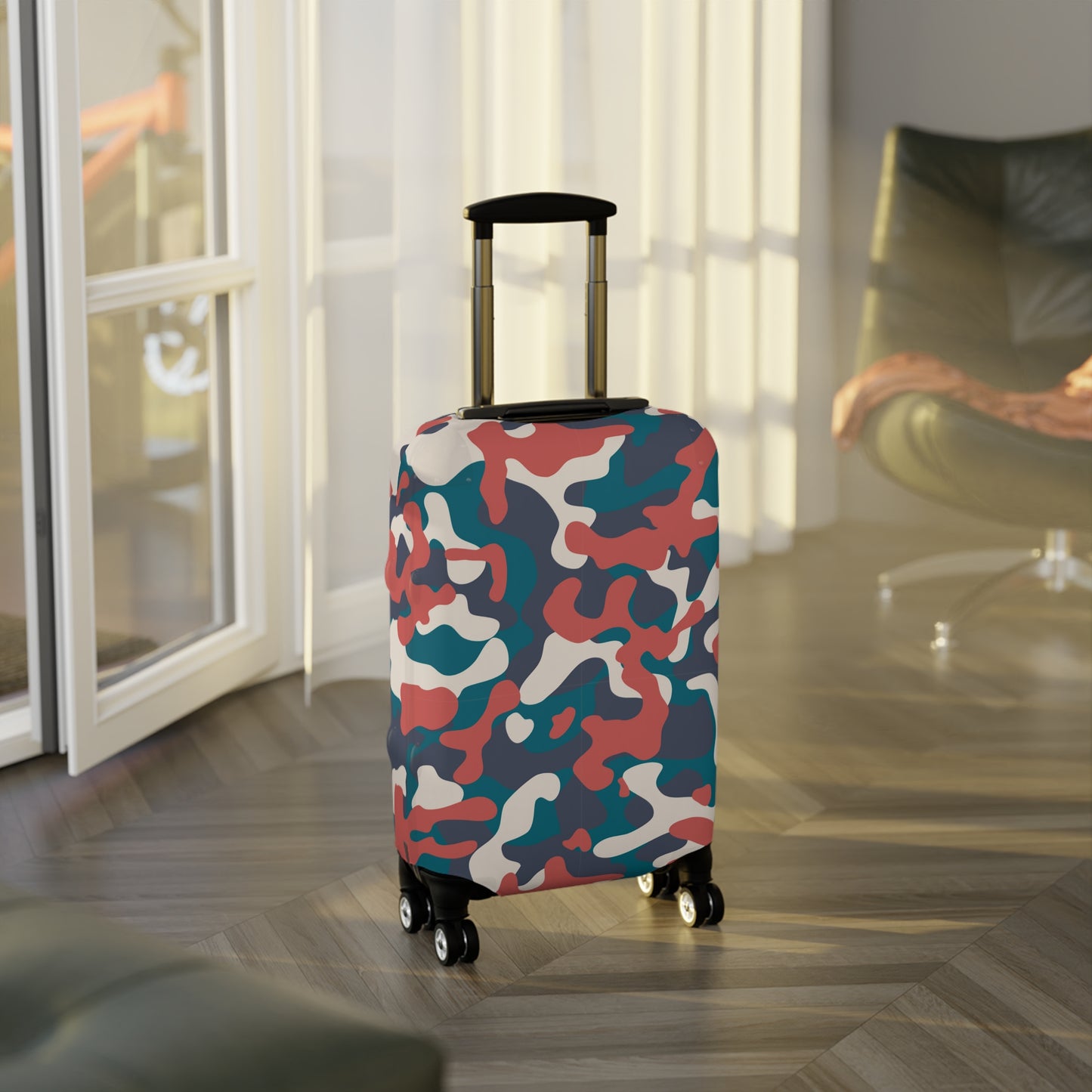Camouflage Luggage Cover - Tactical Travel Protection With Camo Suitcase Cover