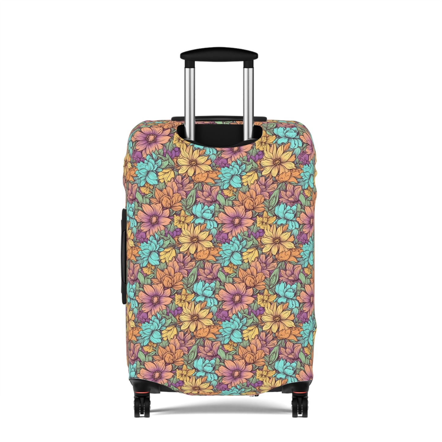 Boho Floral Luggage Cover - Trendy Travel Floral Suitcases Cover
