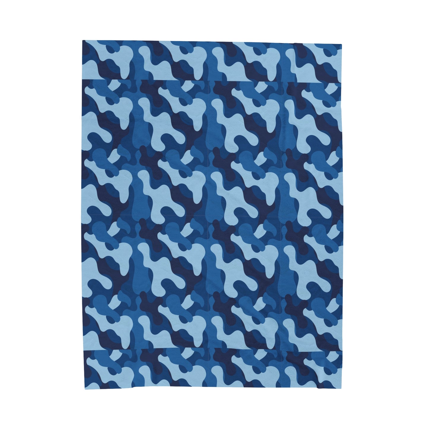 Camouflage Velveteen Plush Blanket | Soft, Rugged, Luxurious and Comforting | Available in Multiple Sizes