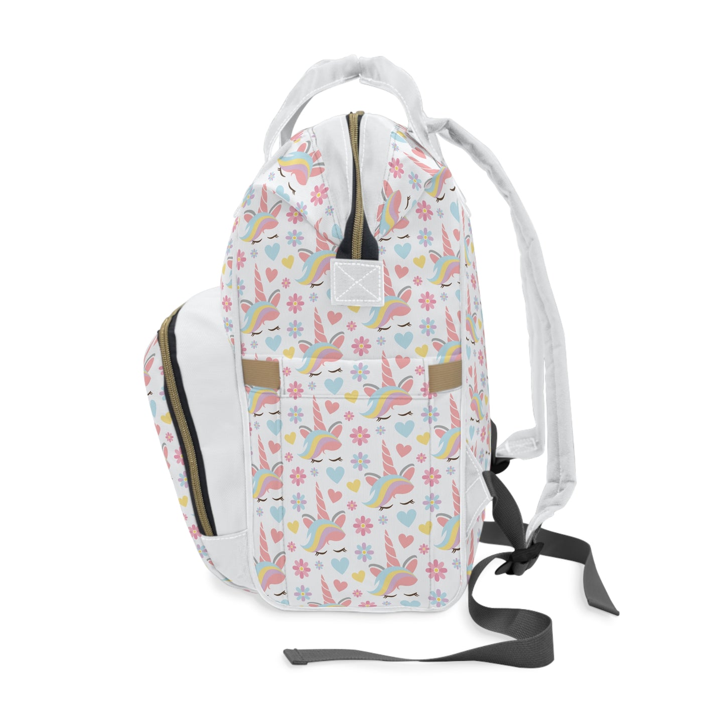 Multifunctional Unicorn Diaper Backpack - Magical Storage Solution for Busy Parents
