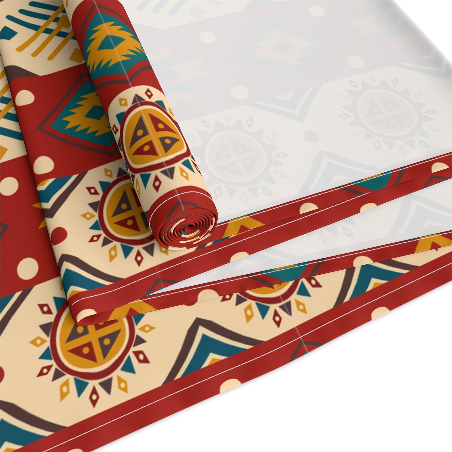 Aztec-Inspired Table Runner - Bold Patterns, Cotton Twill or Polyester - Ideal for Home Decor & Unique Gifts