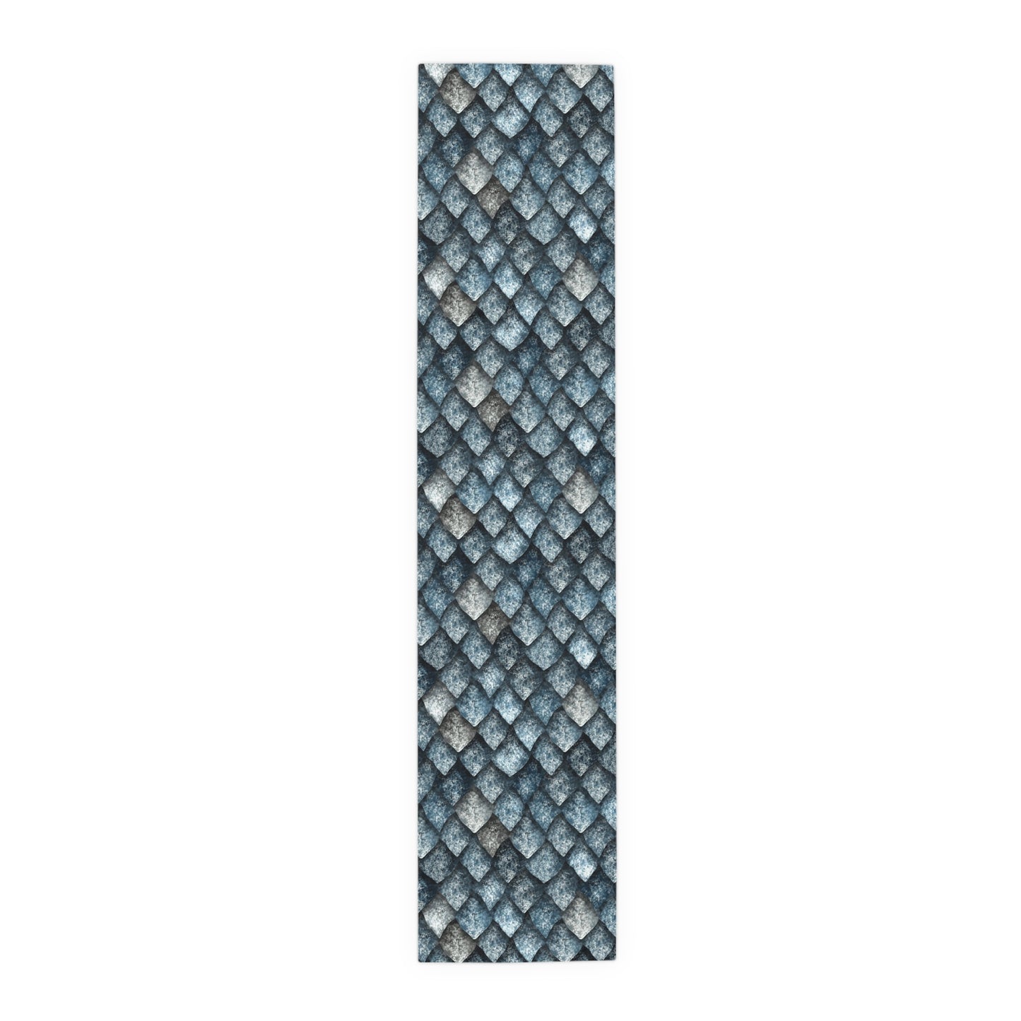 Dragon Scale Print Table Runner - Majestic Fantasy, Cotton Twill or Polyester - Perfect for Epic & Mythical Home Decor
