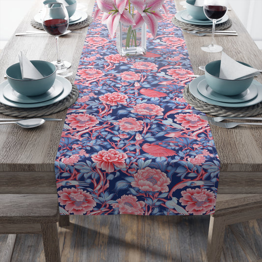 Chinoiseries Table Runner - Cotton Twill & Polyester