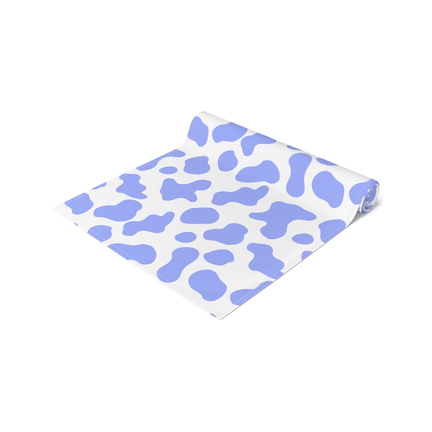 Cow Print Table Runner - Chic Farmhouse Style, Available in Cotton Twill or Polyester - Elevate Your Home Decor