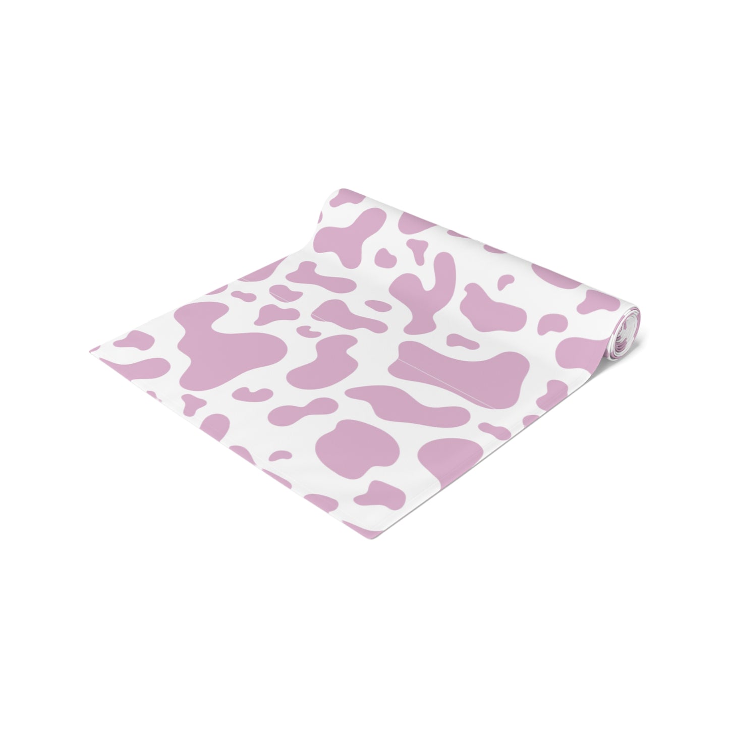 Cow Print Table Runner - Chic Farmhouse Style, Available in Cotton Twill or Polyester - Elevate Your Home Decor