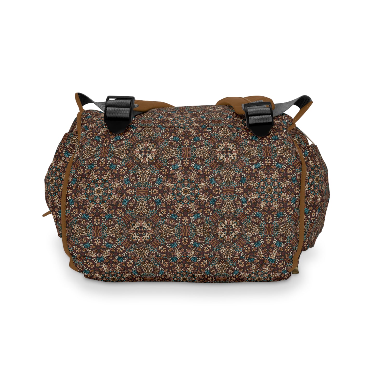 Mandala Diaper Backpack - Artistic & Multifunctional Baby Bag with Mandala Patterns, Ideal for Stylish Parents