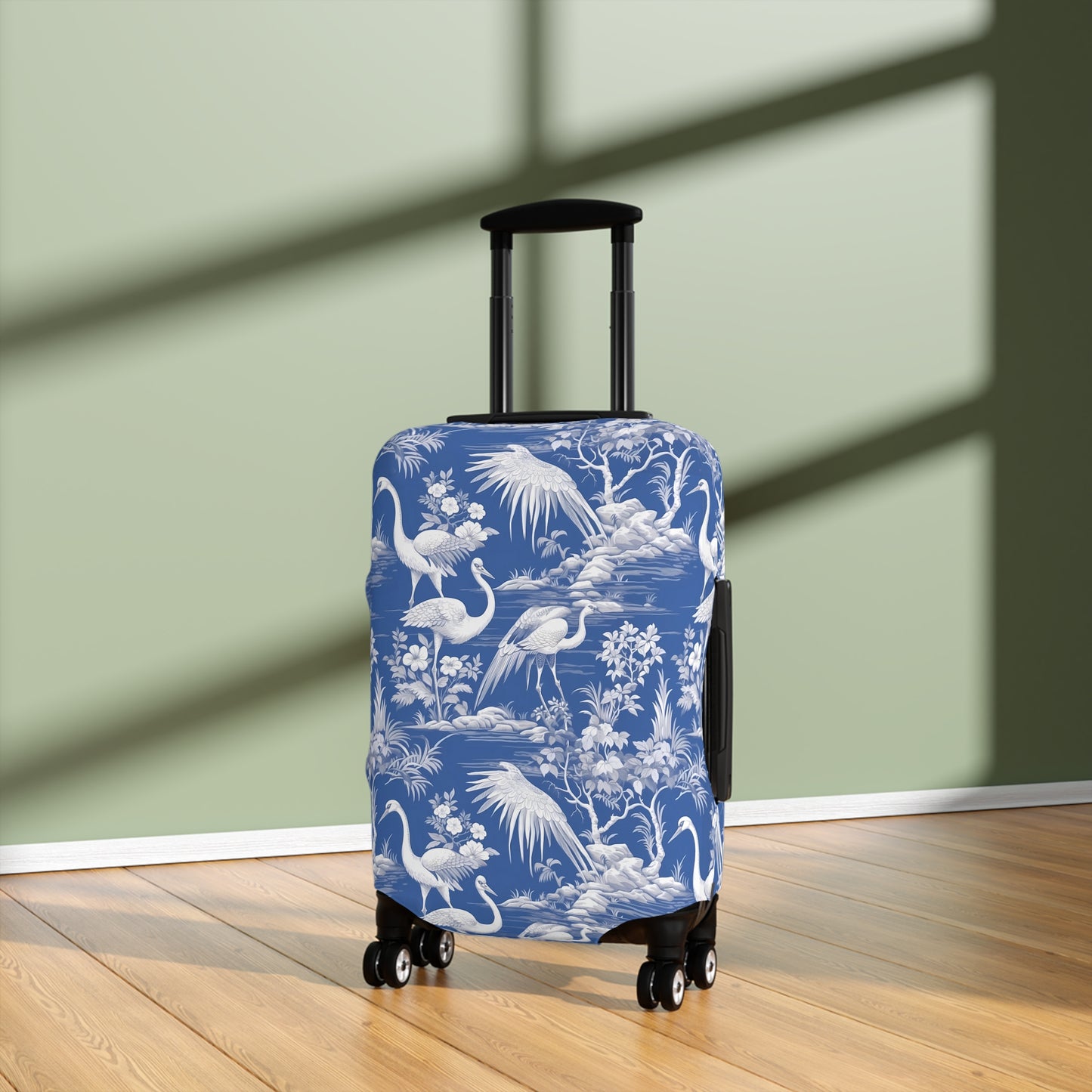 Chinoiserie Luggage Cover - Elegant Suitcase Protector