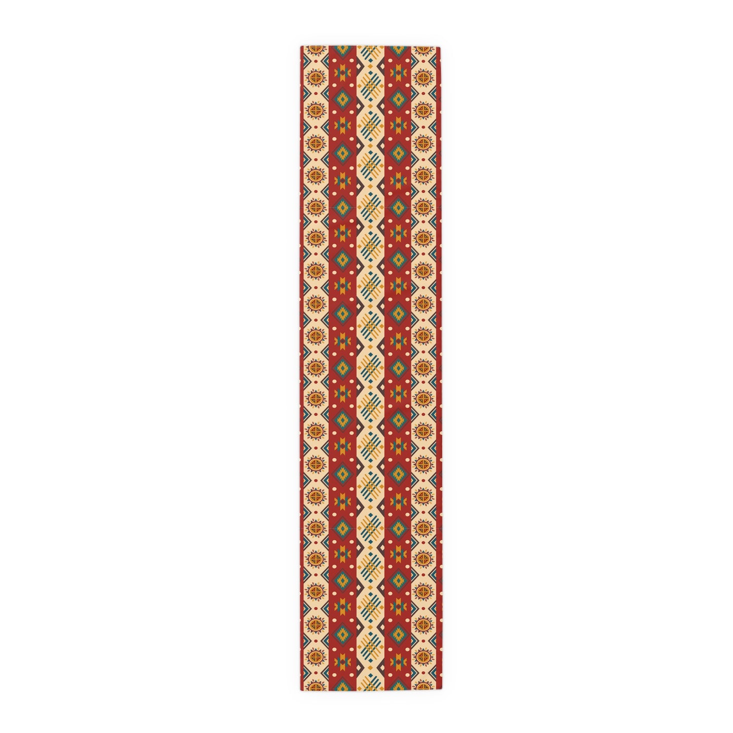 Aztec-Inspired Table Runner - Bold Patterns, Cotton Twill or Polyester - Ideal for Home Decor & Unique Gifts
