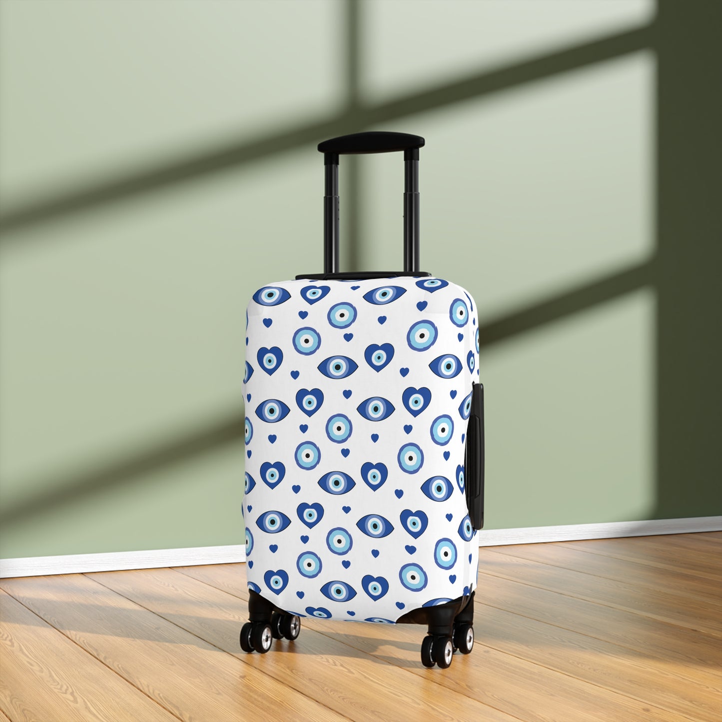 Evil Eye Luggage Cover - Stylish Evil Eye Suitcase Protector