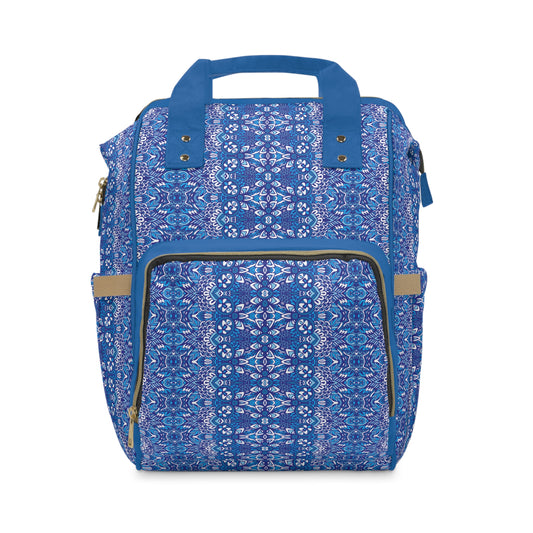 Mandala Diaper Backpack - Artistic & Multifunctional Baby Bag with Mandala Patterns, Ideal for Stylish Parents