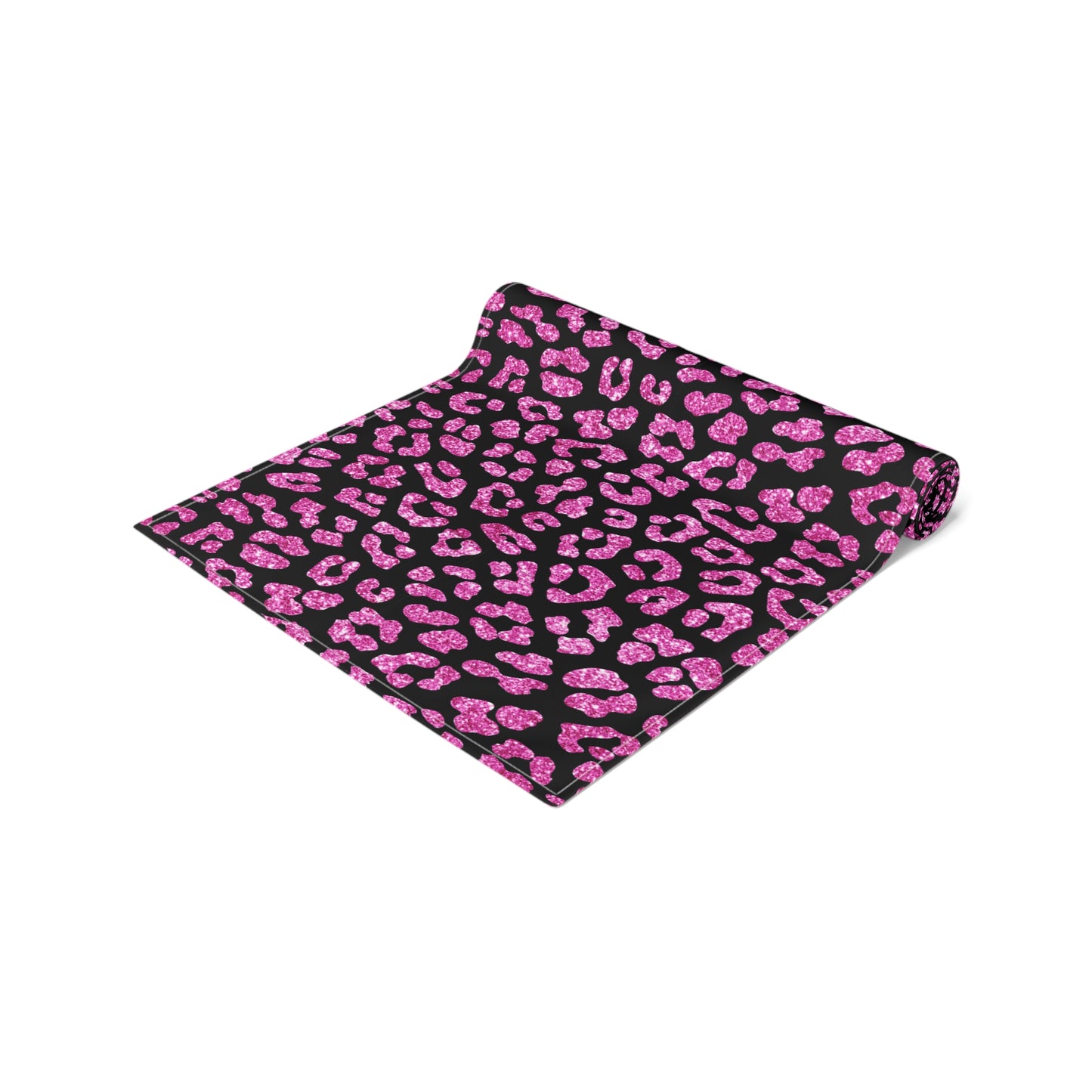 Leopard Print Table Runner - Bold Exotic Elegance, Cotton Twill or Polyester - Perfect for Safari & Glamorous Home Decor