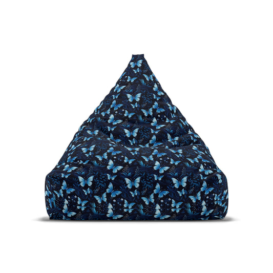 Butterfly Bean Bag Chair Cover - Durable Polyester, Locking Zipper, 2 Sizes