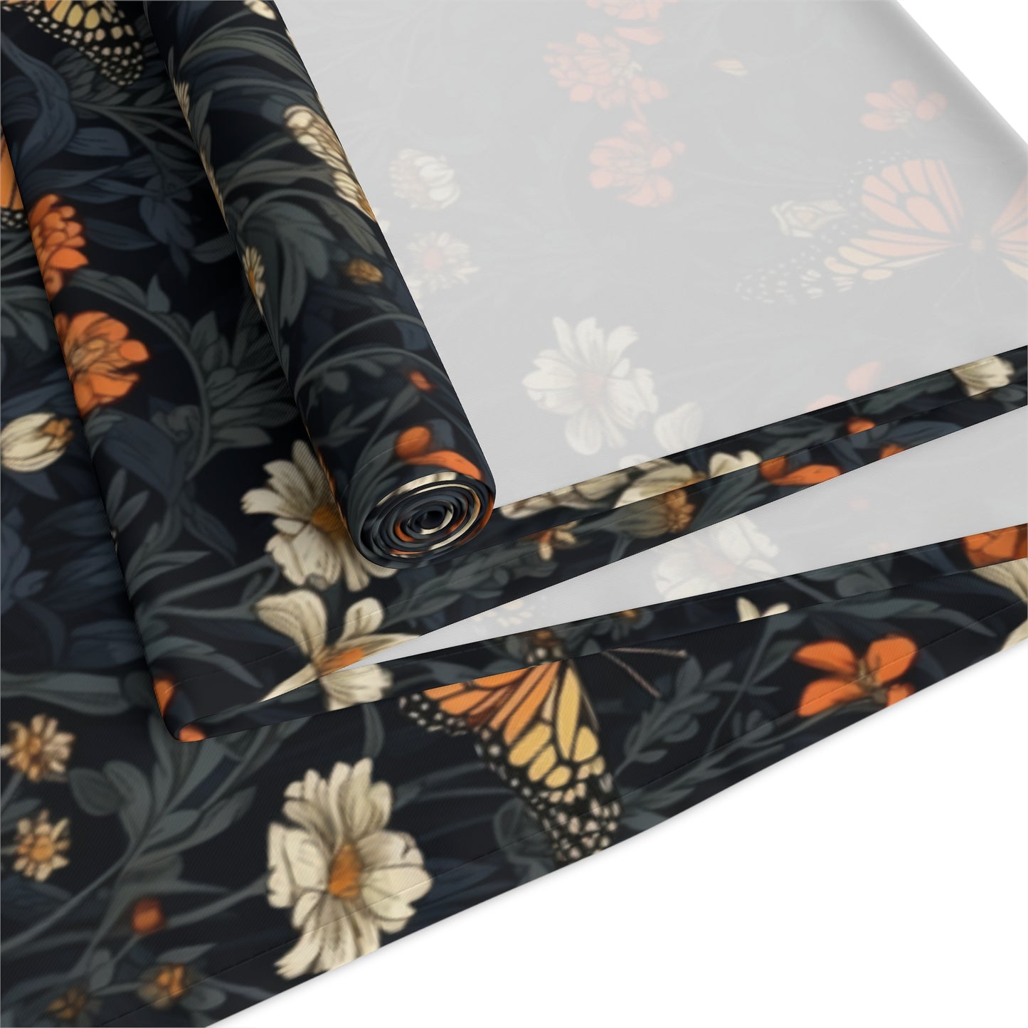 Butterfly Table Runner - Vibrant Patterns, Cotton Twill or Polyester - Perfect for Home Decor & Unique Gifts