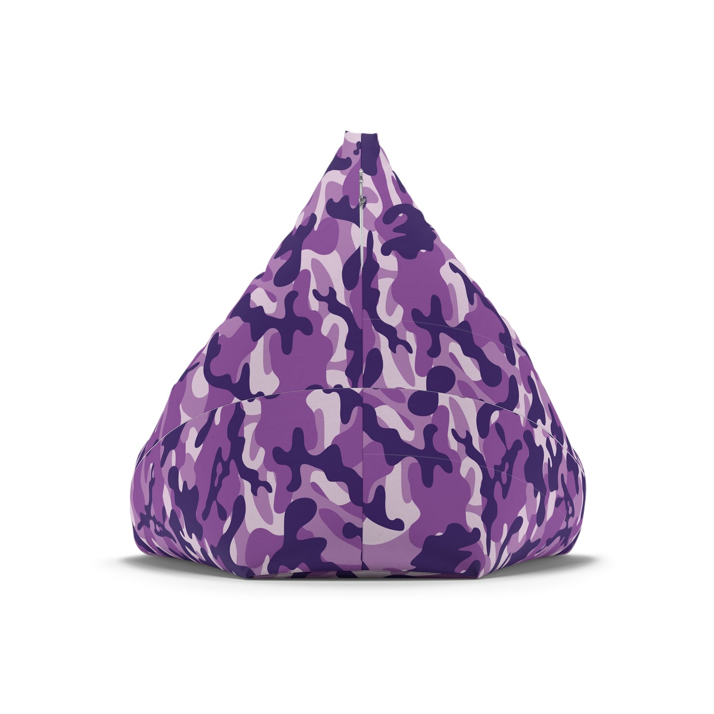Camouflage Bean Bag Chair Cover - Durable Polyester, Locking Zipper, 2 Sizes Camo Bean Bag Cover
