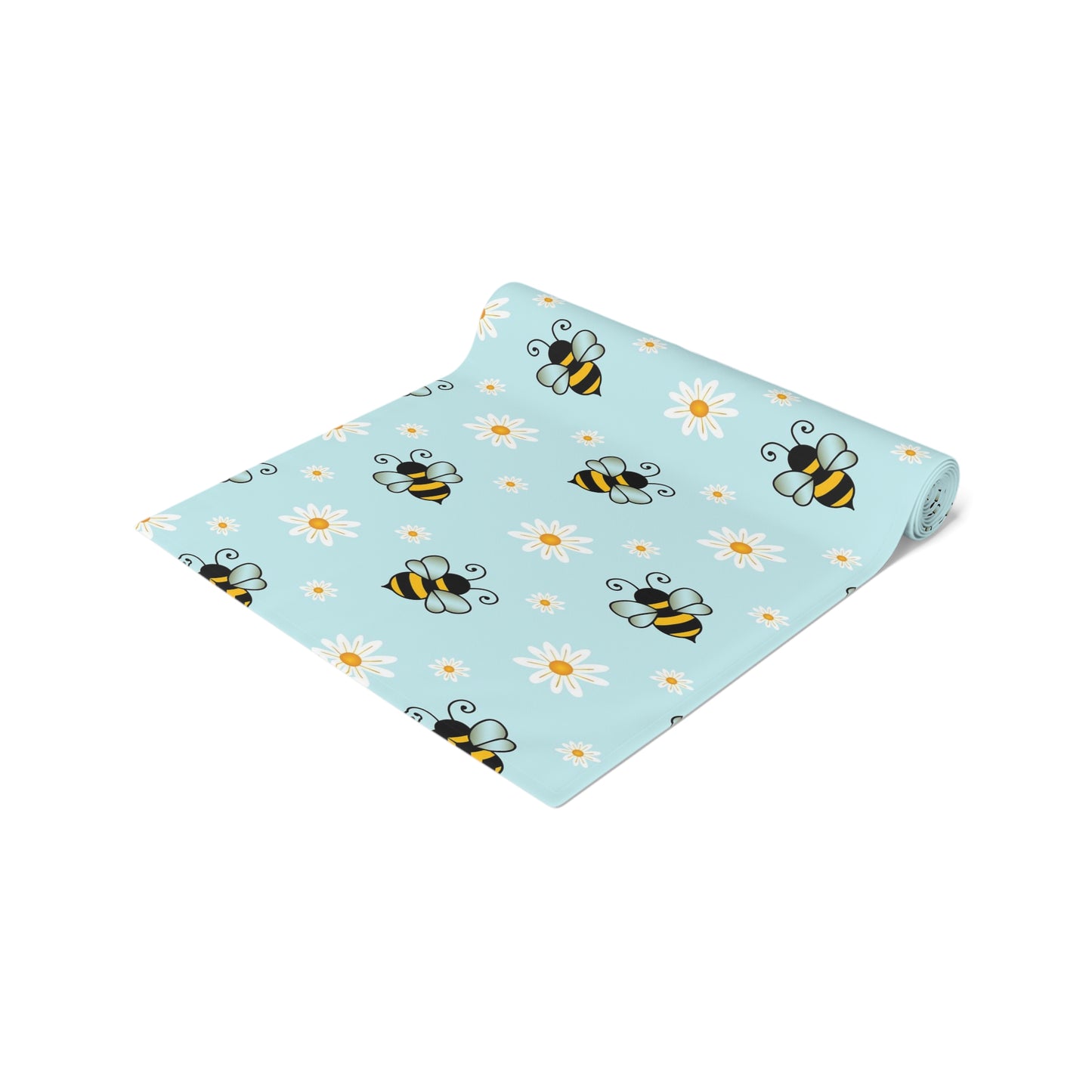 Honey Bee Print Table Runner - Buzzing with Charm - Perfect for Nature Lovers Homes