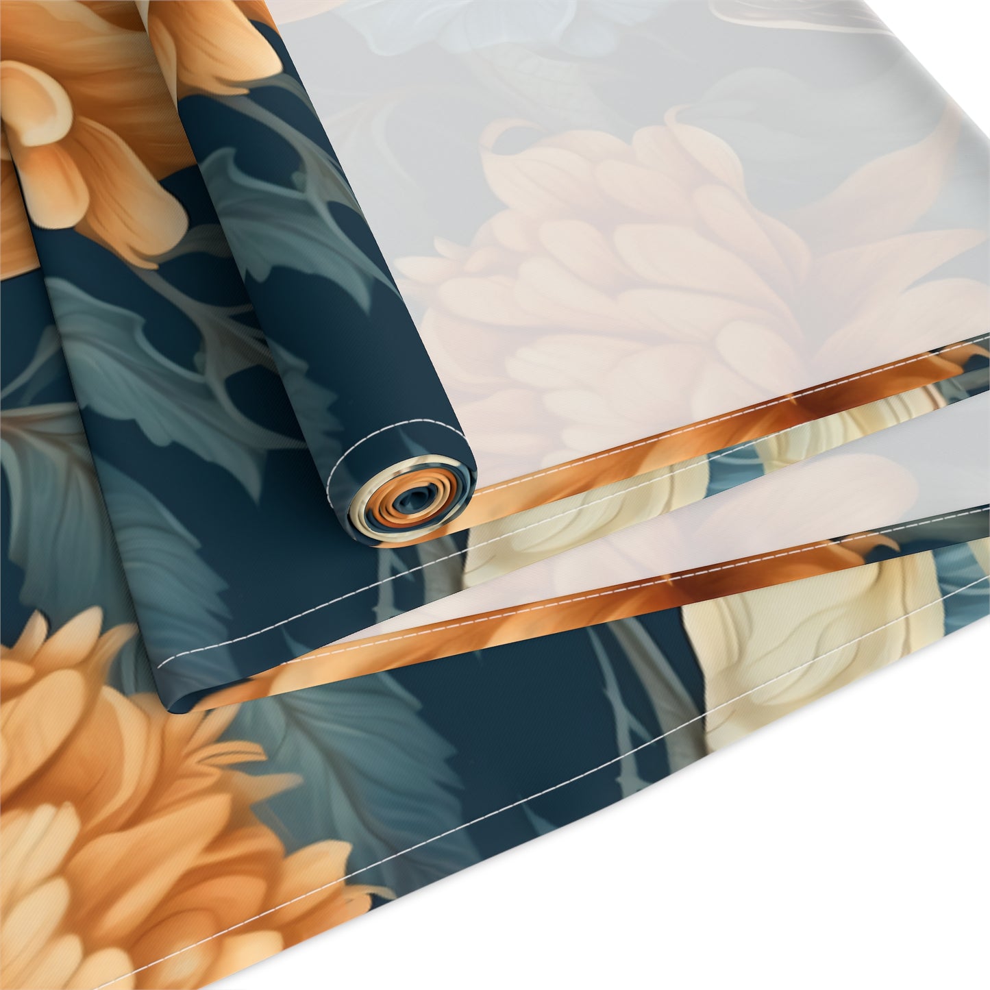 Dragonfly Print Table Runner - Elegant Whimsy, Cotton Twill or Polyester - Perfect for Nature-Inspired Home Decor