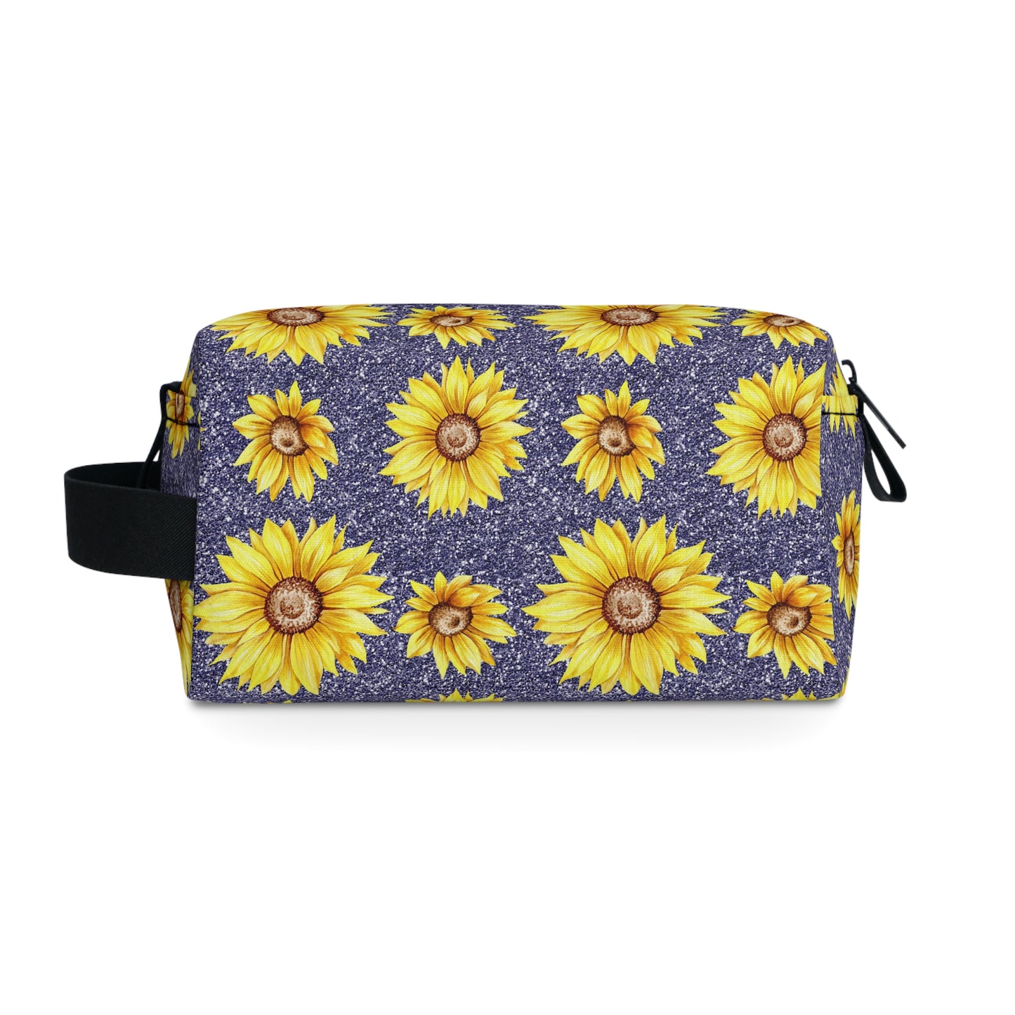 Sunflower Toiletry Bag | Cheerful & Durable Organizer | Water-Resistant for Travel, Camping, College