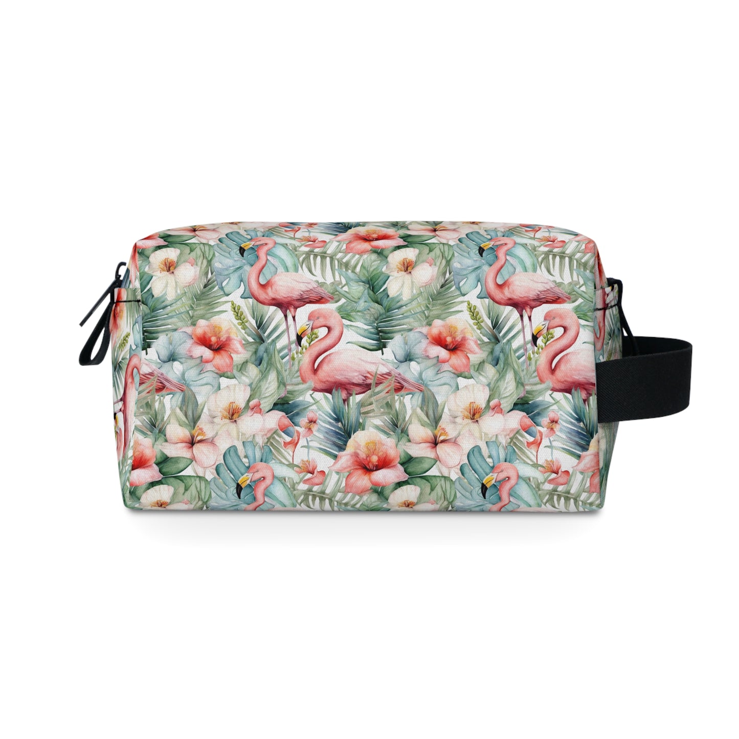 Flamingo Toiletry Bag - Splash-Proof Organizer for Tropical Getaways and Everyday Glam