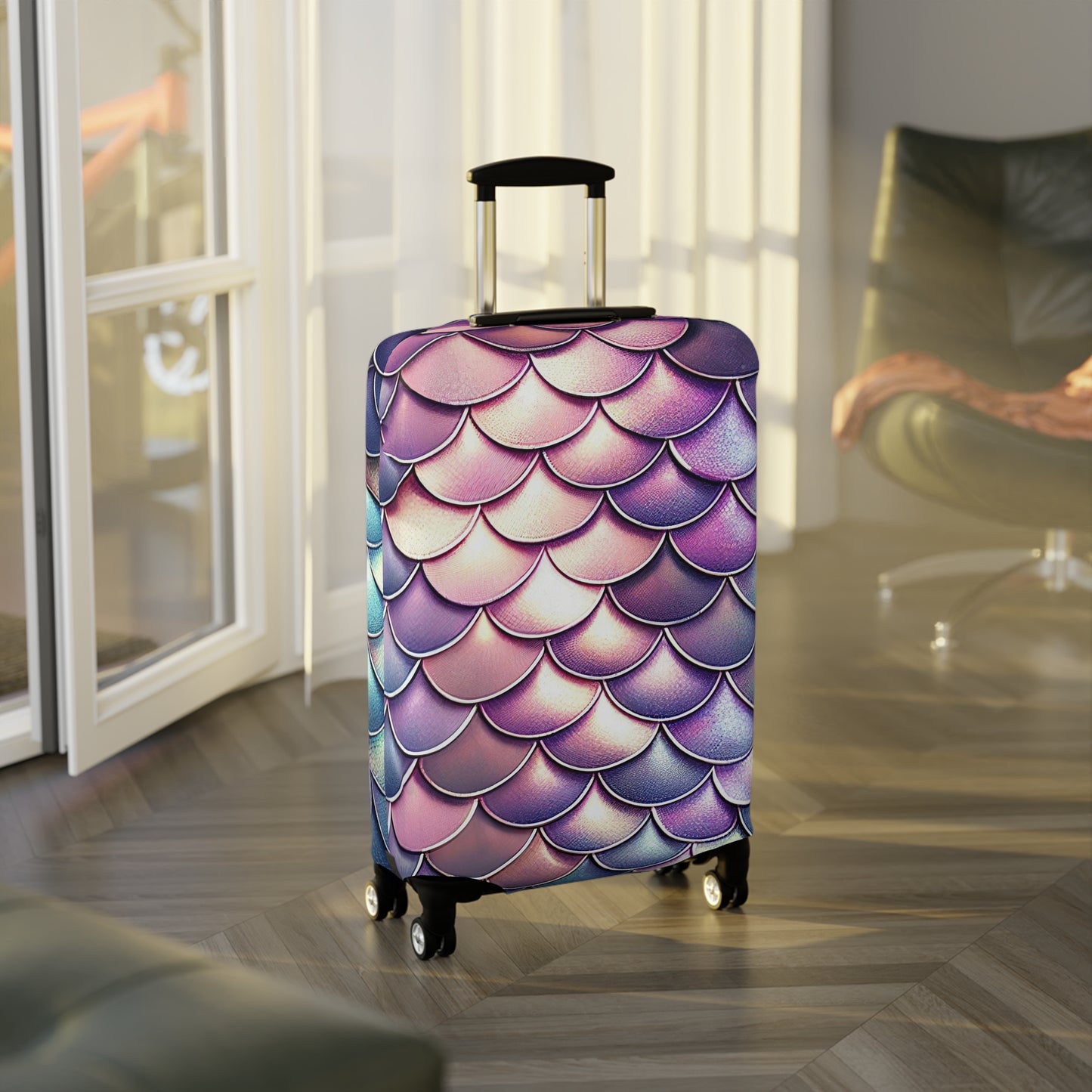 Dragon Scales Luggage Cover - Stylish Dragon Scale Suitcase Cover