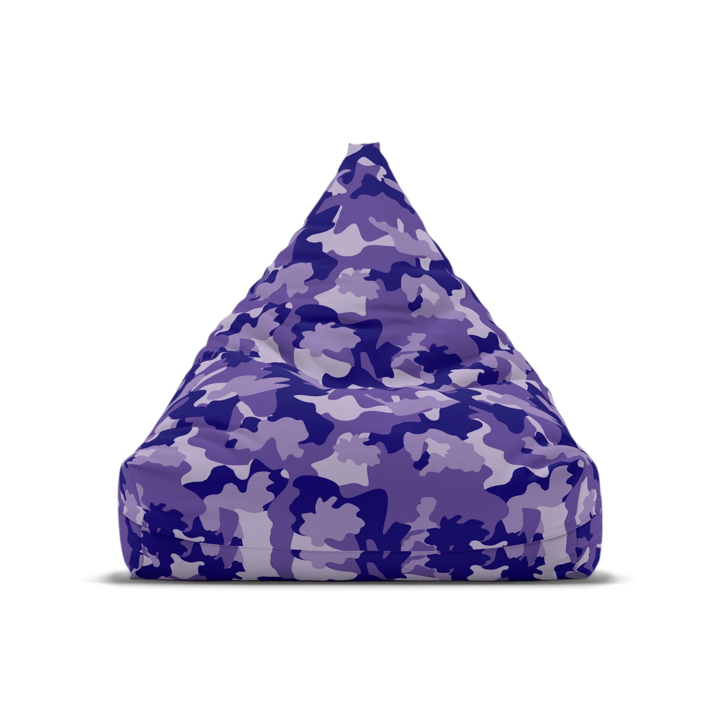 Camouflage Bean Bag Chair Cover - Durable Polyester, Locking Zipper, 2 Sizes Camo Bean Bag Cover