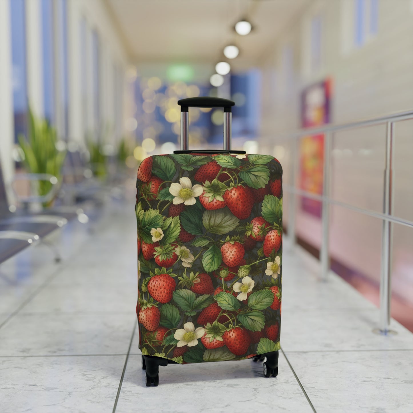 Strawberry Luggage Cover - Strawberry Suitcase Protector