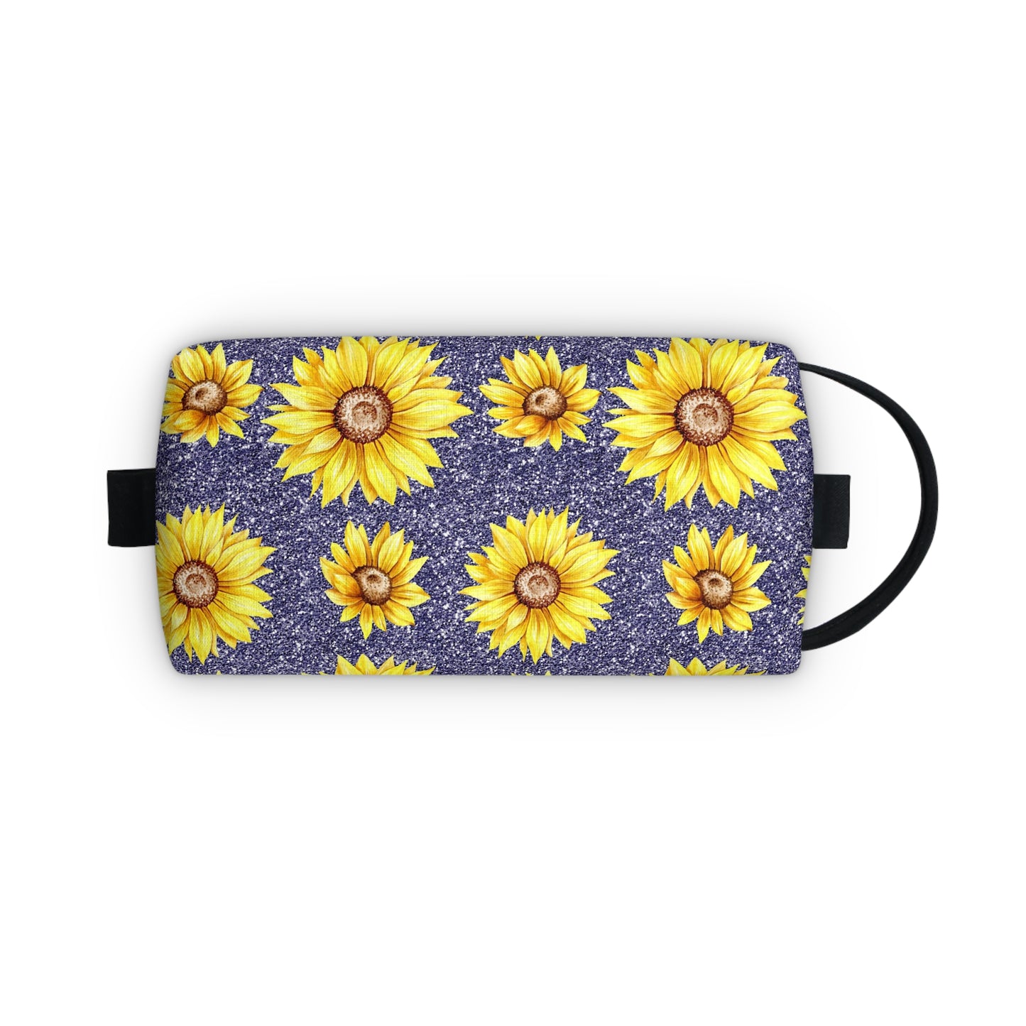 Sunflower Toiletry Bag | Cheerful & Durable Organizer | Water-Resistant for Travel, Camping, College