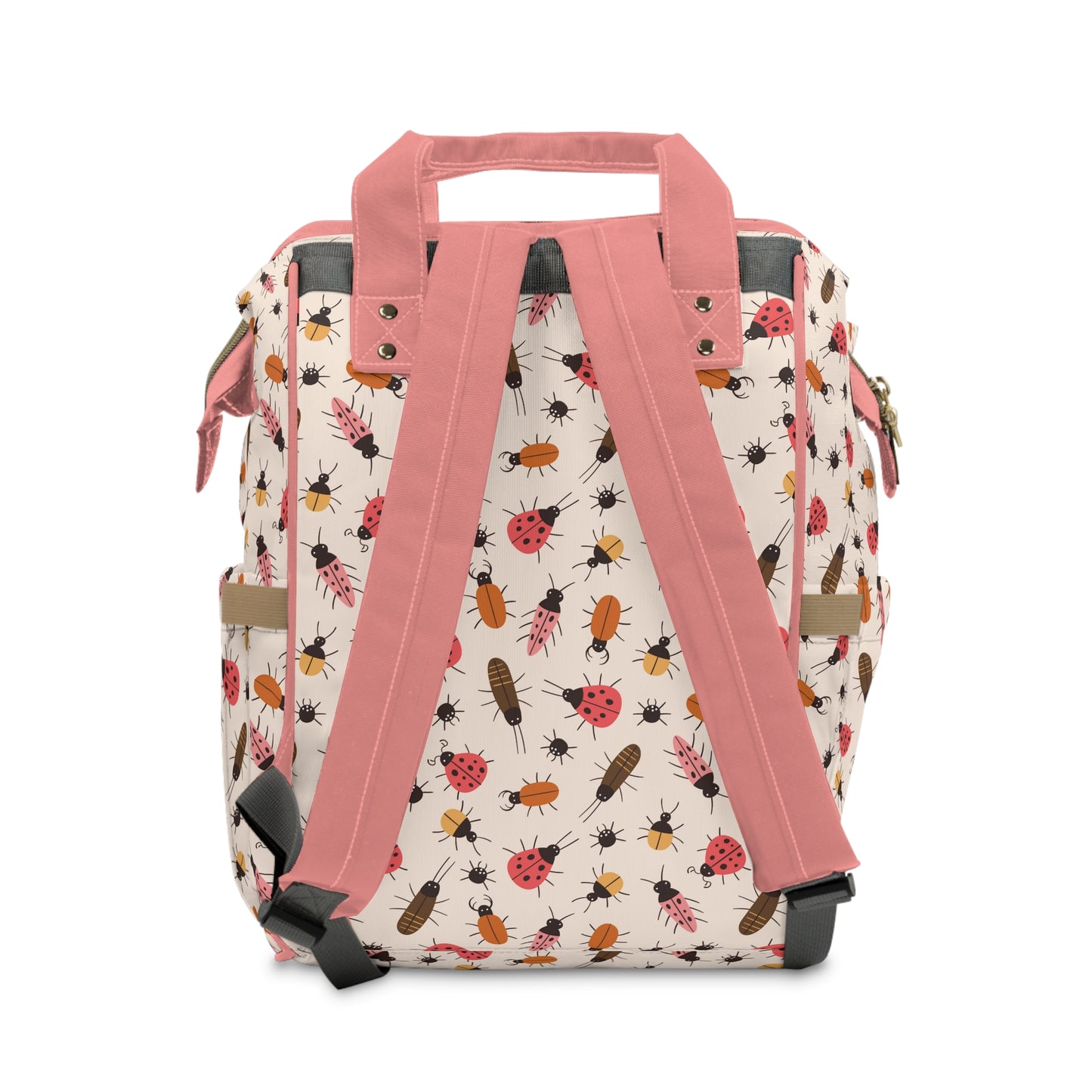 Insect Diaper Backpack - Whimsical Baby Bag with Colorful Insect Patterns, Perfect for Nature-Loving Parents