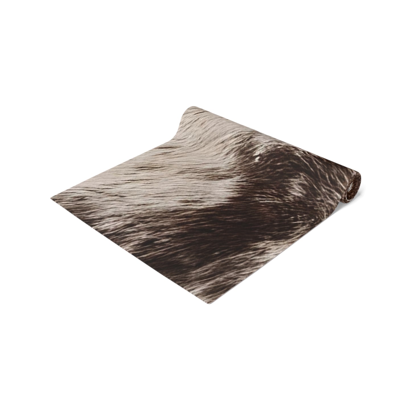 Cowhide Print Table Runner - Rustic Elegance, Cotton Twill or Polyester - Perfect for Western & Luxurious Home Decor