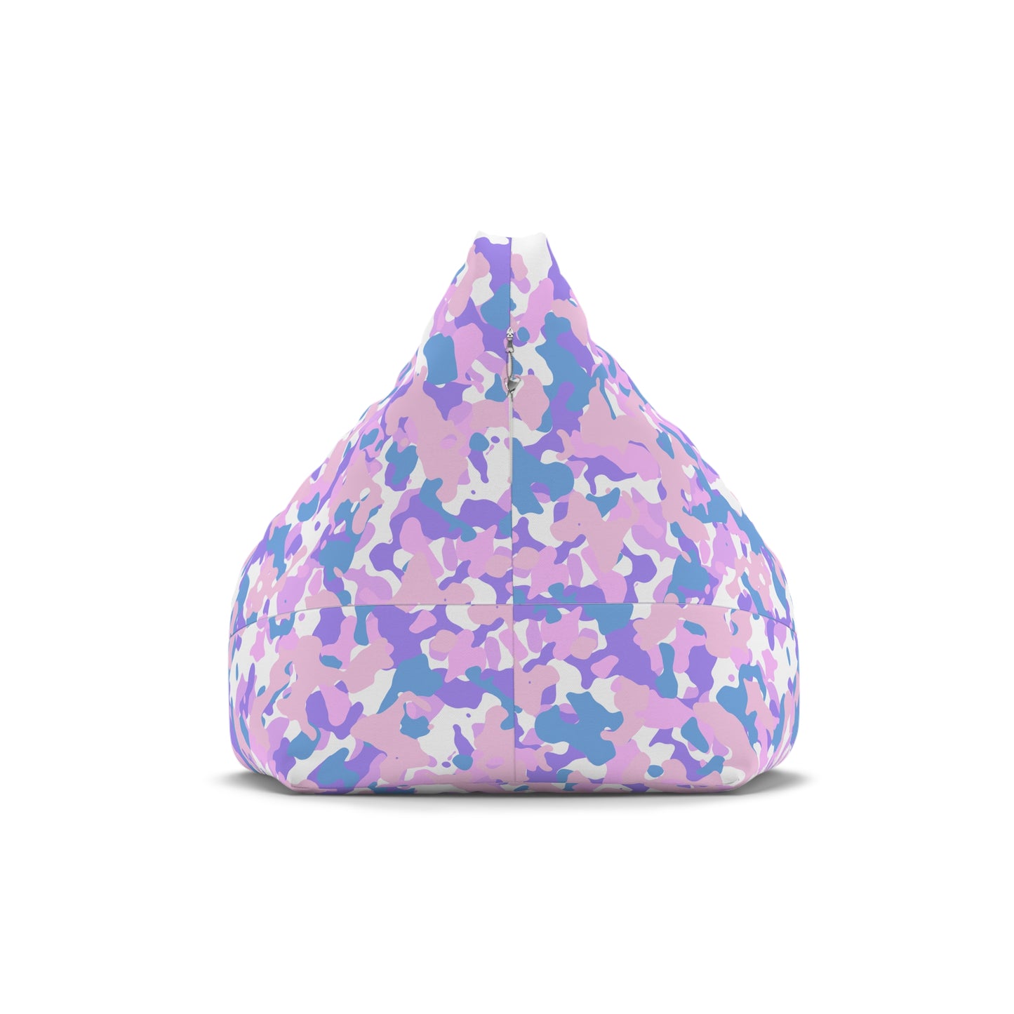 Camouflage Bean Bag Chair Cover - Durable Polyester, Locking Zipper, 2 Sizes Camo Bean Bag Cover