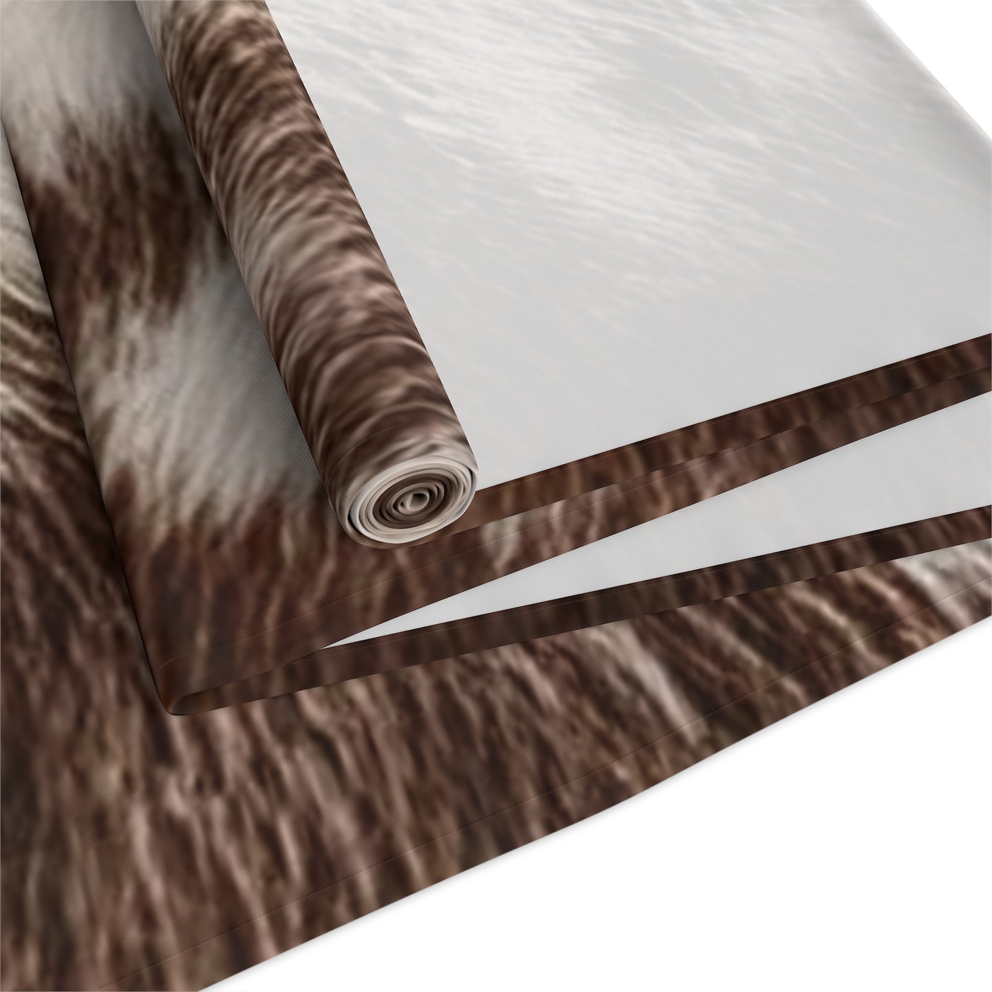 Cowhide Print Table Runner - Rustic Elegance, Cotton Twill or Polyester - Perfect for Western & Luxurious Home Decor