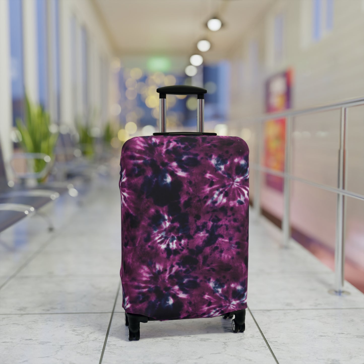 Tie Dye Luggage Cover - Stylish Travel Suitcase Protection Cover