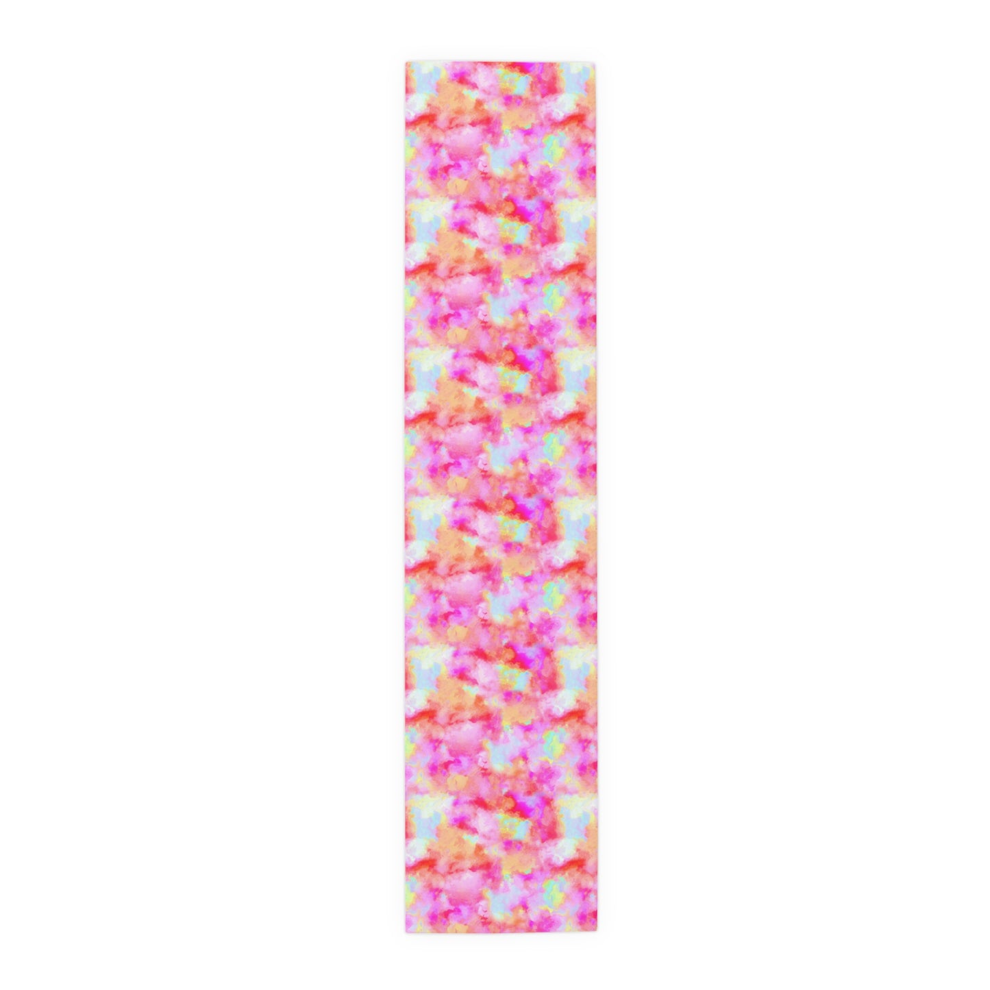 Tie-Dye Table Runner - Vivid Colors, Cotton Twill or Polyester - Ideal for Home Decor & Unique Gifts