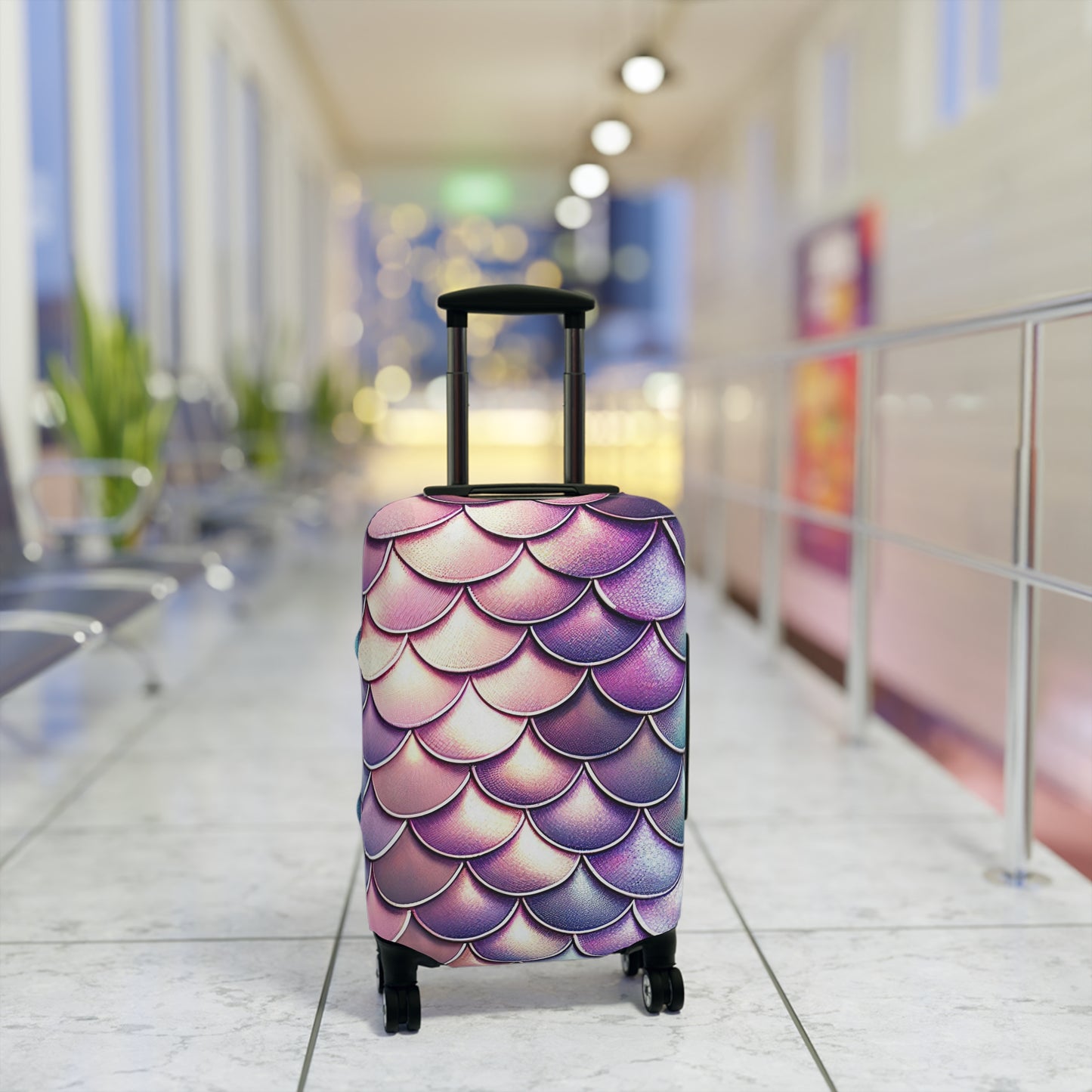 Dragon Scales Luggage Cover - Stylish Dragon Scale Suitcase Cover