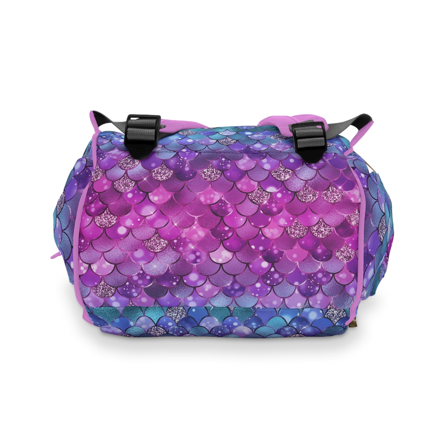 Mermaid Diaper Backpack - Magical & Multifunctional Nappy Bag with Ocean-Inspired Mermaid Patterns