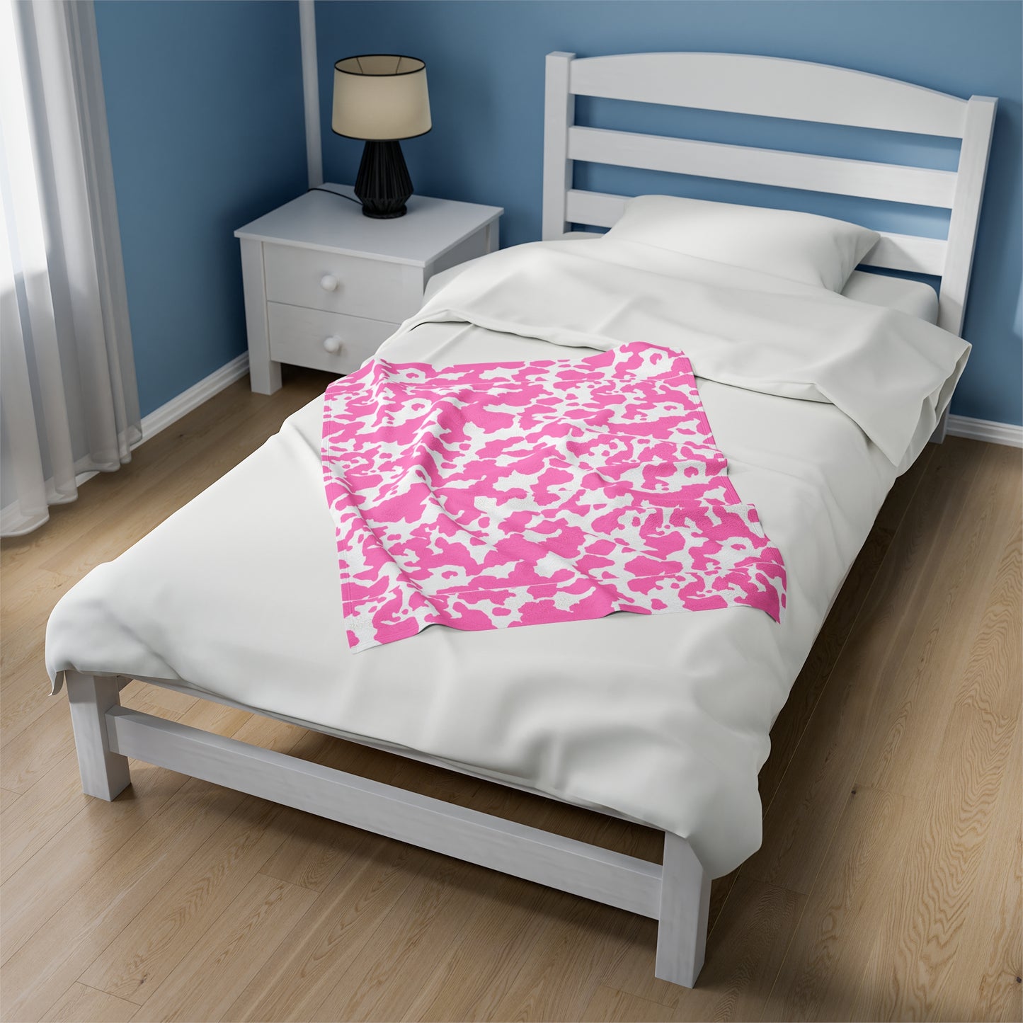 Cowhide Velveteen Plush Blanket | Soft, Rustic, Luxurious and Comforting | Available in Multiple Sizes
