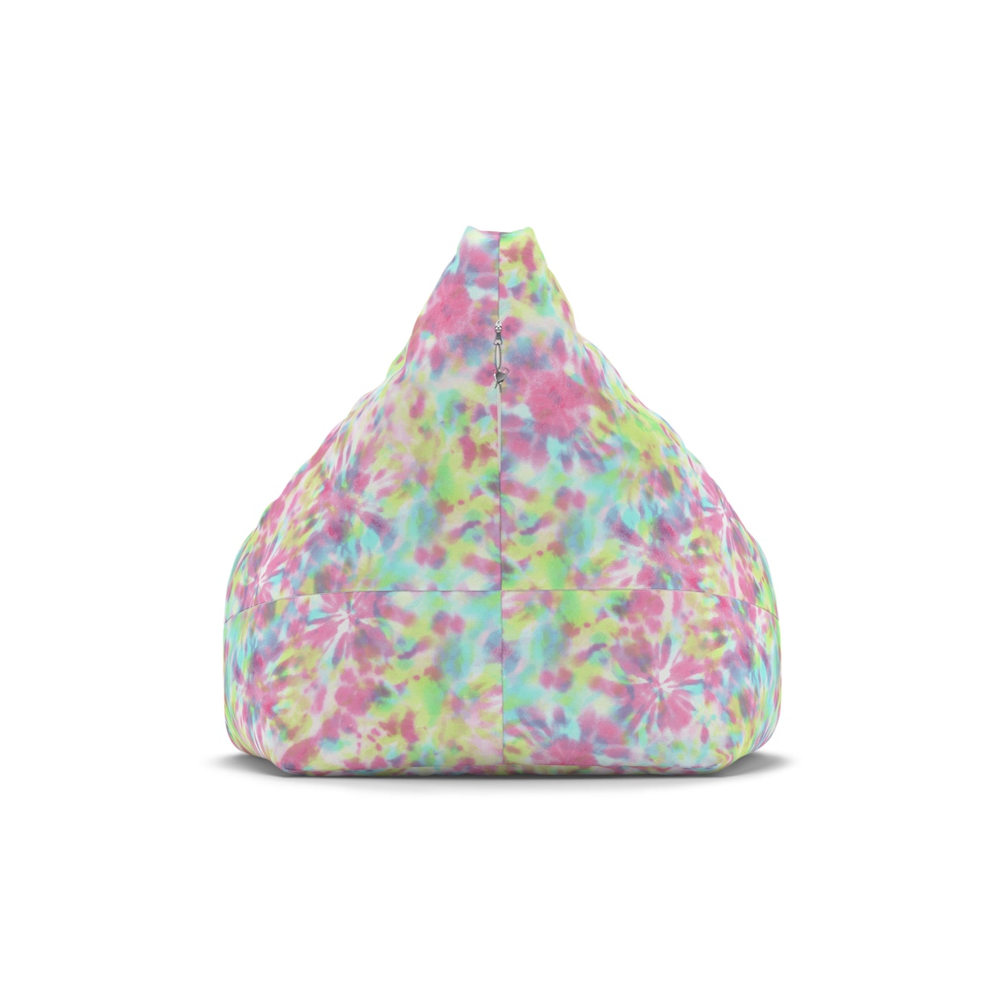 Tie-Dye Bean Bag Chair Cover - Durable Polyester, Locking Zipper, 2 Sizes