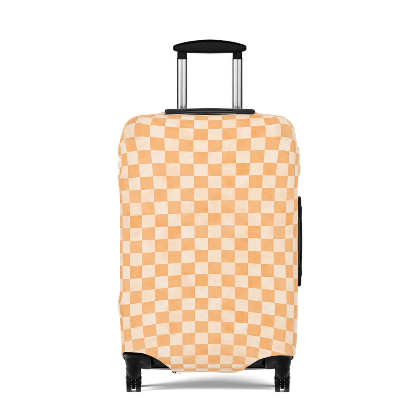 Pastel Checkers Luggage Cover - Checkers Suitcase Cover
