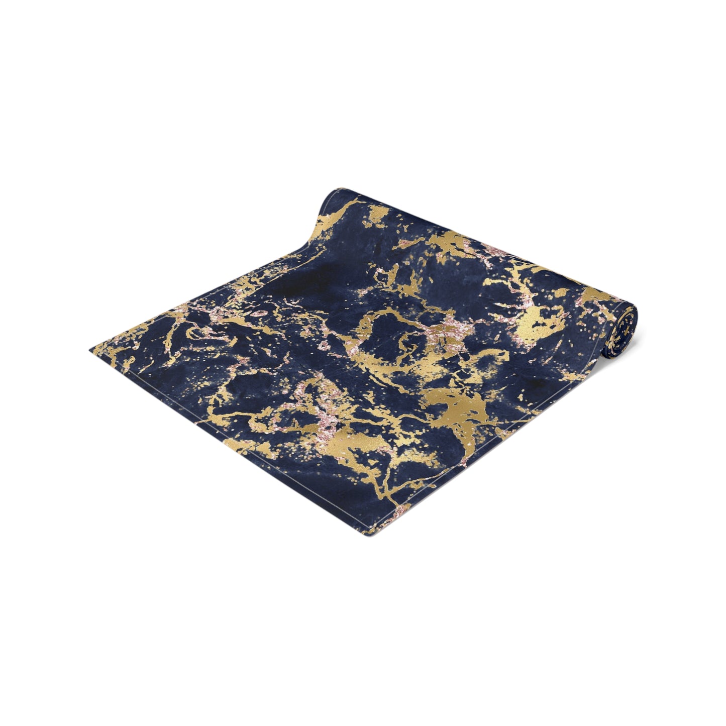 Marble Print Table Runner - Luxurious Elegance, Cotton Twill or Polyester - Perfect for Modern Home Decor
