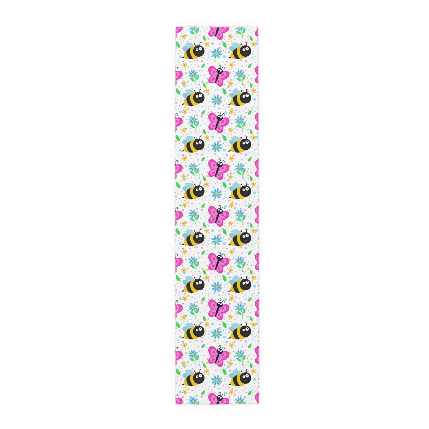 Honey Bee Print Table Runner - Buzzing with Charm - Perfect for Nature Lovers Homes