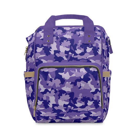 Camouflage Diaper Backpack - Durable Nylon Camo Baby Bag for Outdoorsy Parents, Spacious & Multifunctional Camo Diaper Backpack