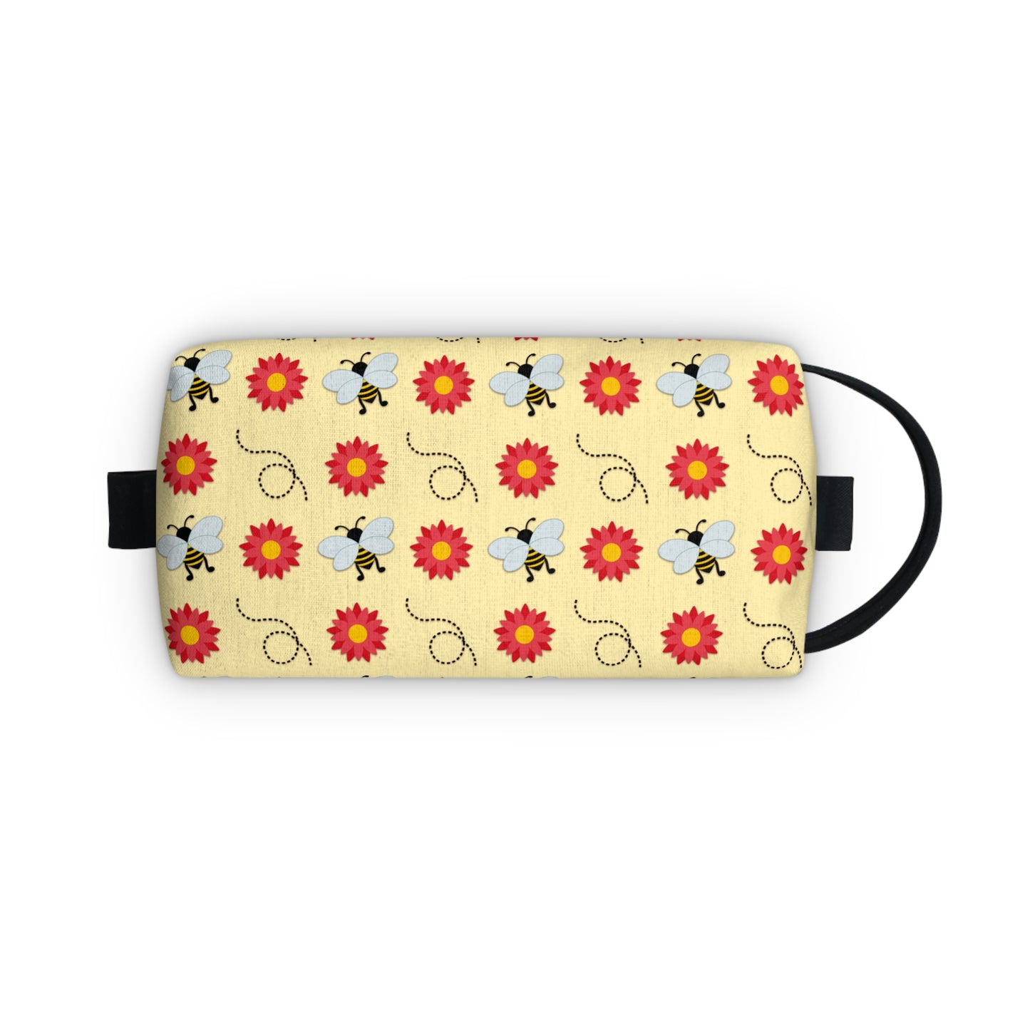Honey Bee Toiletry Bag | Buzzing Bee Design | Water-Resistant & Eco-Friendly Organizer for Camping, Travel, College