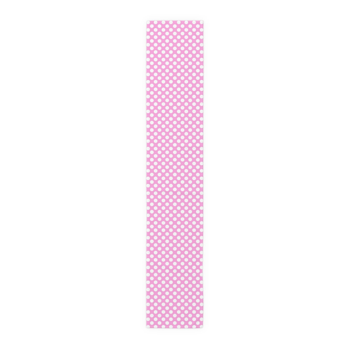 Pastel Polka Dot Table Runner - Soft Elegance, Cotton Twill or Polyester - Perfect for Playful & Light Home Decor