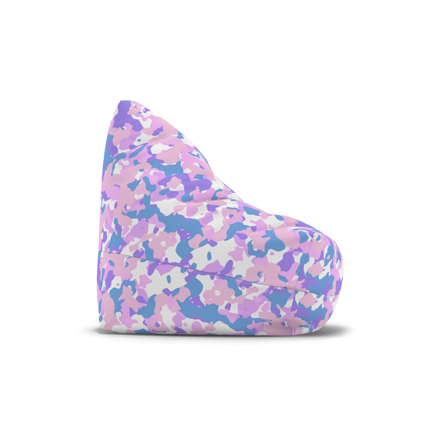 Camouflage Bean Bag Chair Cover - Durable Polyester, Locking Zipper, 2 Sizes Camo Bean Bag Cover