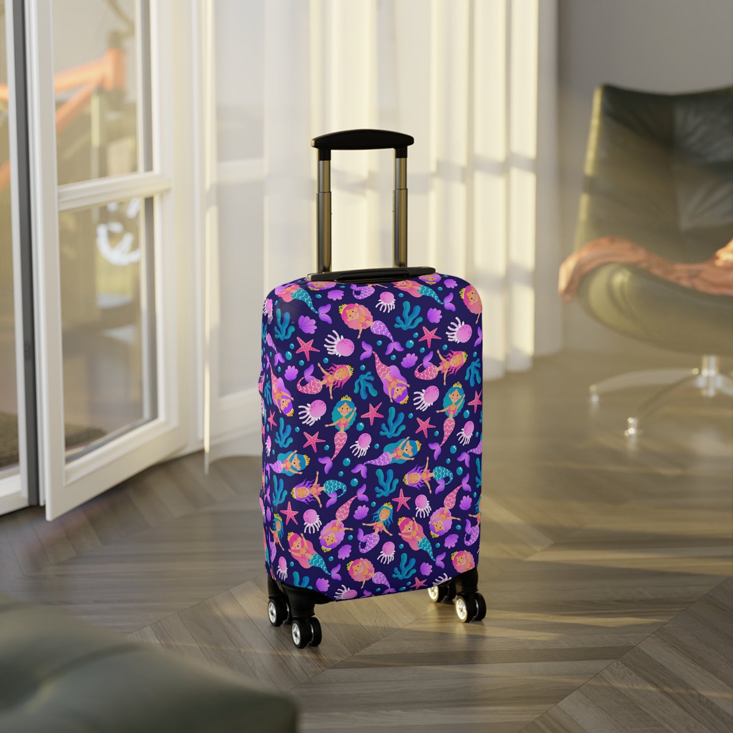 Mermaid Luggage Cover - Mermaid Suitcase Cover