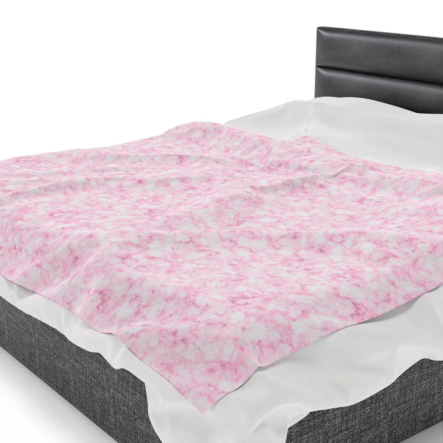 Marble Print Velveteen Plush Blanket | Soft, Elegant, Luxurious and Comforting | Available in Multiple Sizes