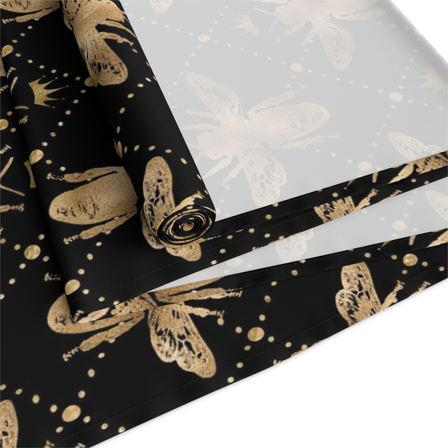 Honey Bee Print Table Runner - Buzzing with Charm - Perfect for Nature Lovers Homes