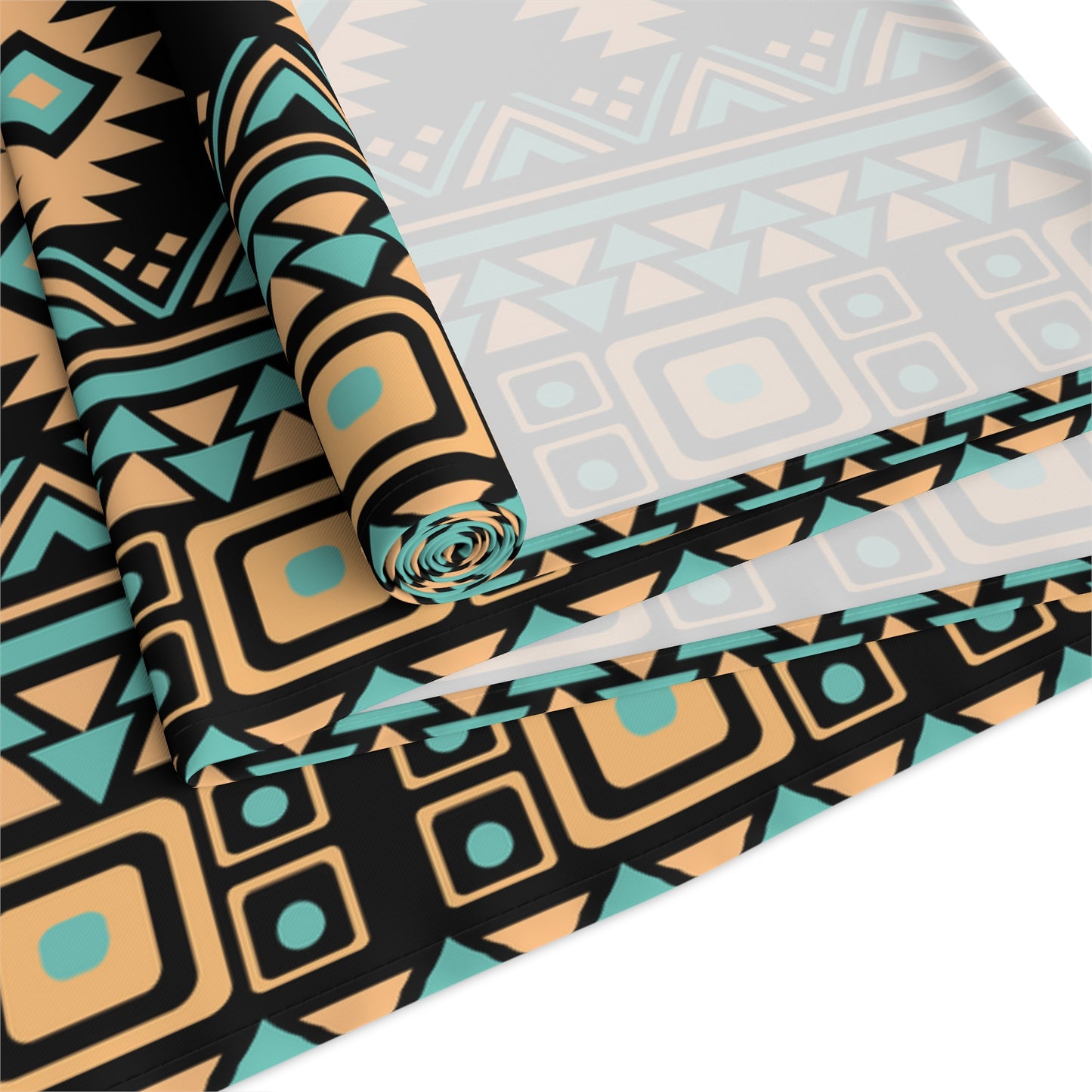 Aztec-Inspired Table Runner - Bold Patterns, Cotton Twill or Polyester - Ideal for Home Decor & Unique Gifts