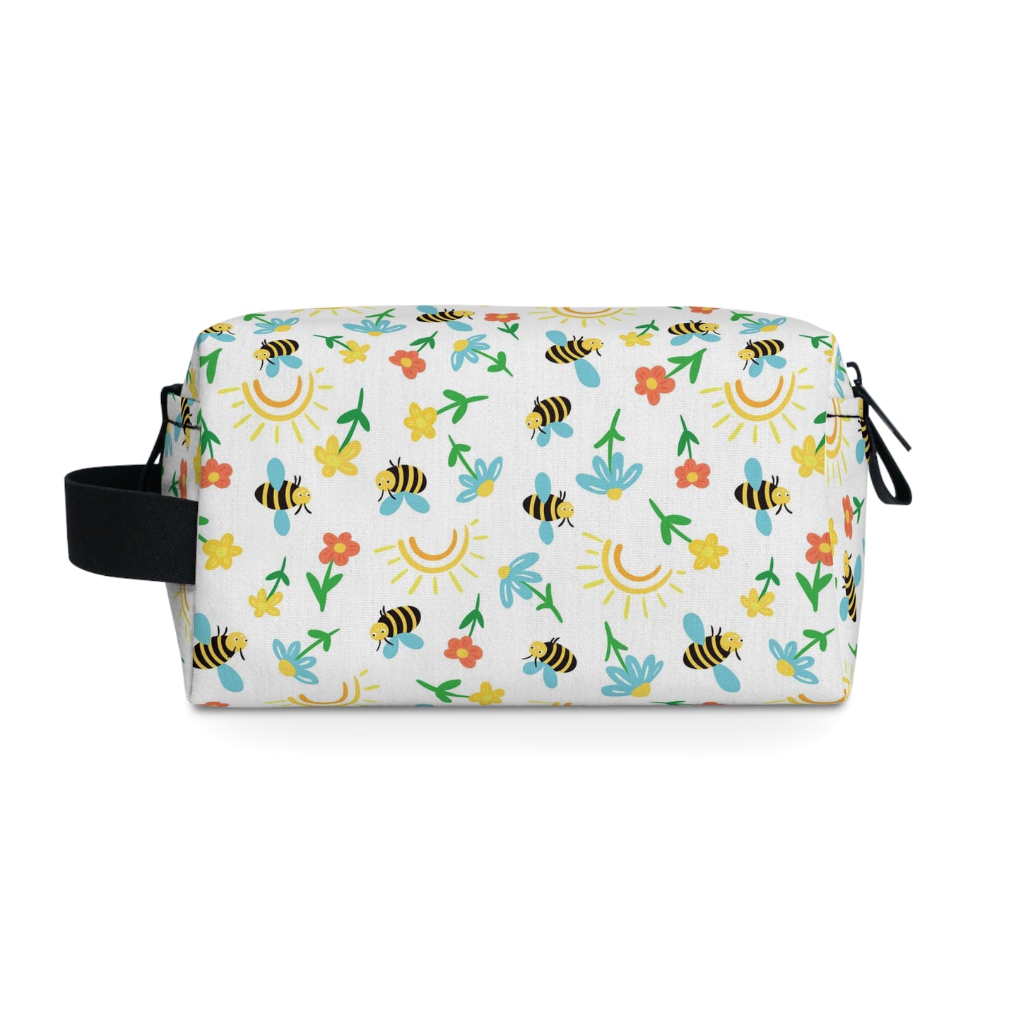 Honey Bee Toiletry Bag | Buzzing Bee Design | Water-Resistant & Eco-Friendly Organizer for Camping, Travel, College