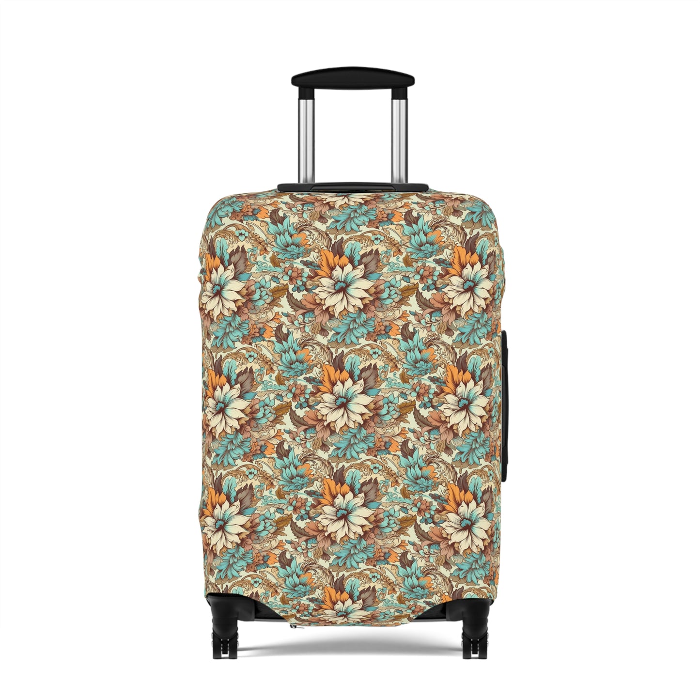 Boho Floral Luggage Cover - Trendy Travel Floral Suitcases Cover